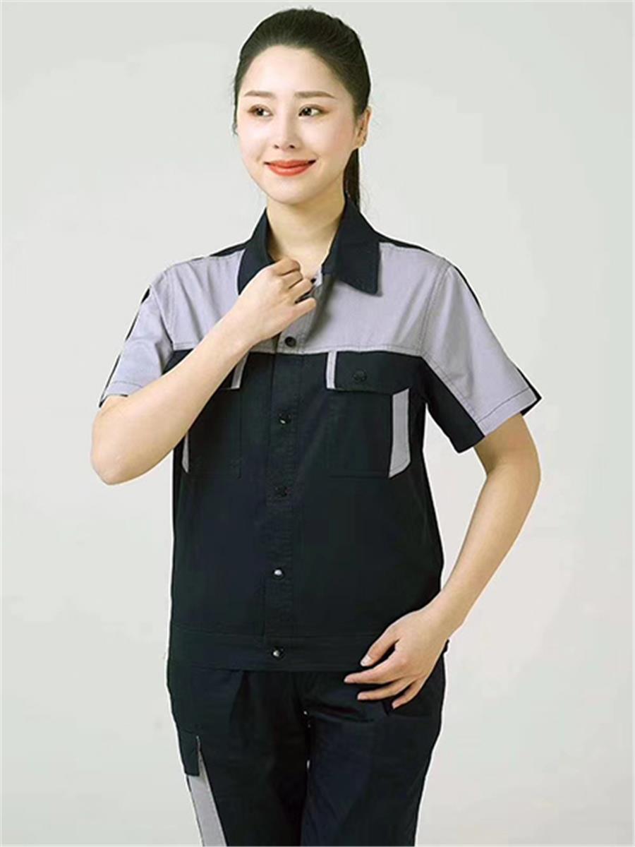 南京女式短袖工作服